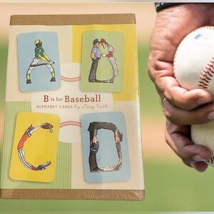 B is for Baseball - Alphabet Cards by Doug Keith - NIB